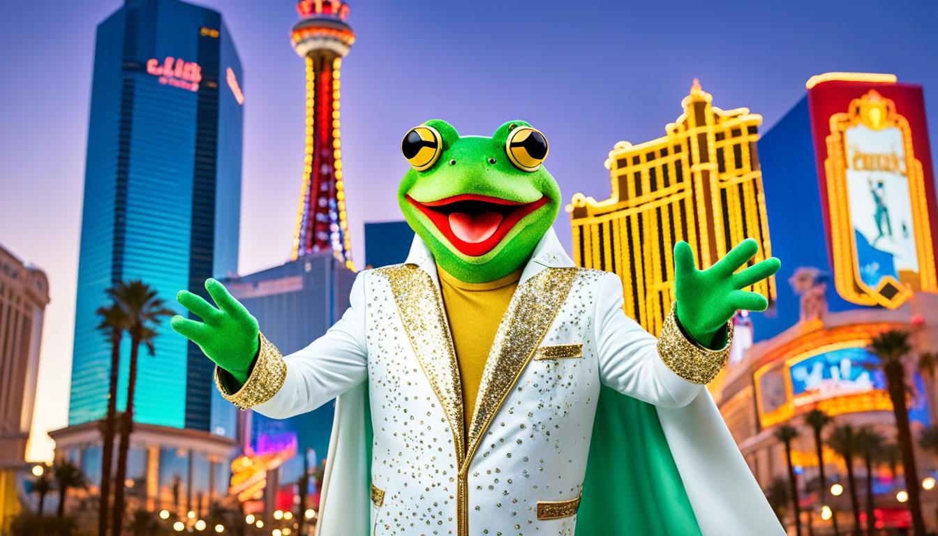 Elvis Frog in Vegas